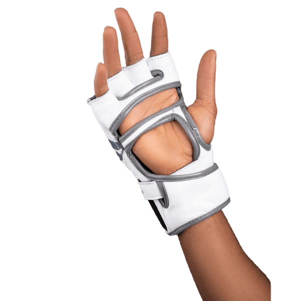 MMA GLOVES-WHITE/GREY - RAION