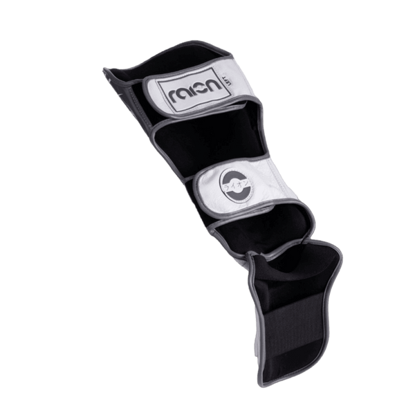 SHIN GUARD-WHITE/GREY - RAION