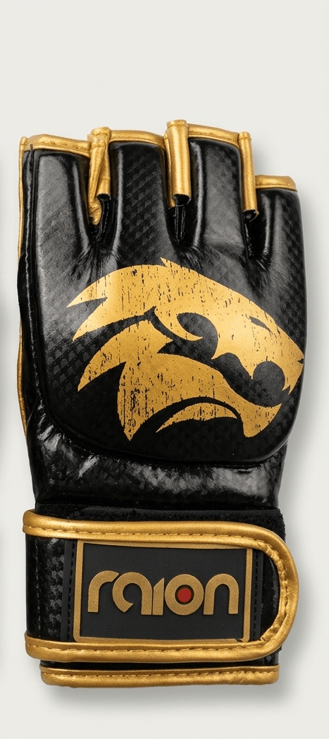 Raion Pro MMA Gloves - Black/Gold