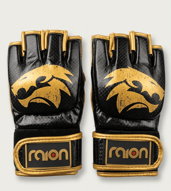 Raion Pro MMA Gloves - Black/Gold