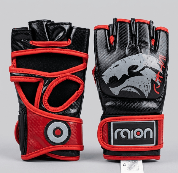 Raion Pro MMA Gloves - Black/Red