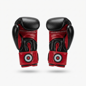 Raion Pro Boxing Gloves - Black/Red