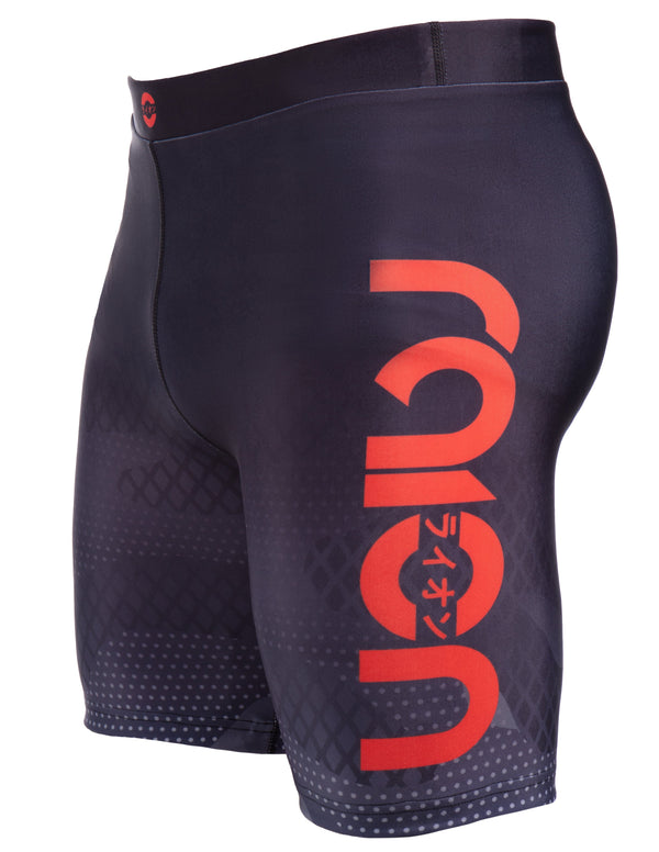 Raion CS Plain Compression Shorts | RG-C097 | Logo Design |Protects Against Rash Formation