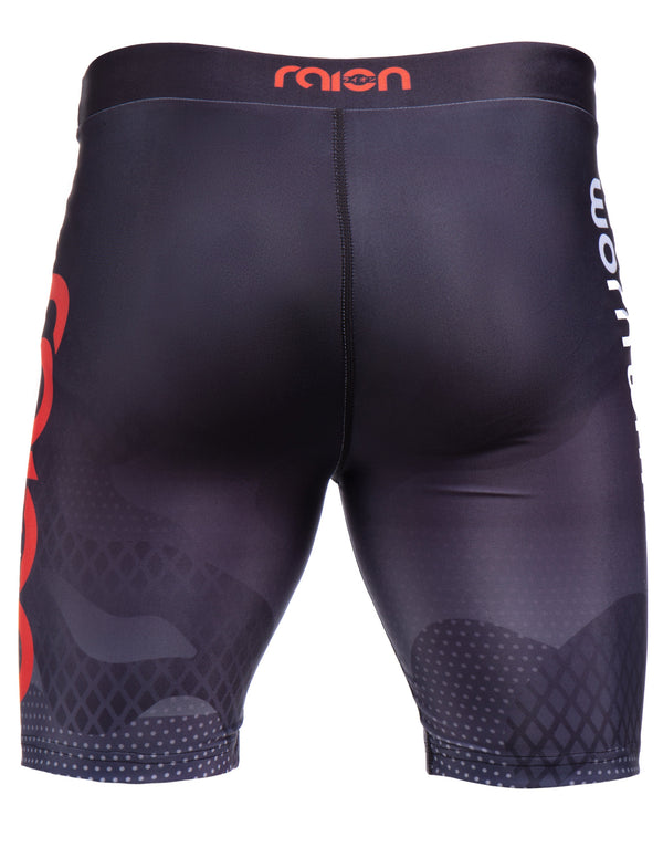 Raion CS Plain Compression Shorts | RG-C097 | Logo Design |Protects Against Rash Formation