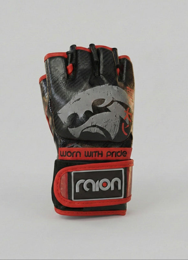 Raion Pro MMA Gloves - Black/Red