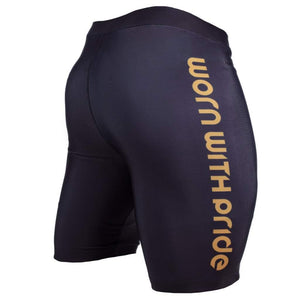 Raion CS Plain Compression Shorts | RG-C097 | Logo Design |Protects Against Rash Formation - mmafightshop.ae