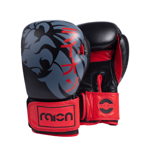 BOXING GLOVES-BLACK/RED - RAION