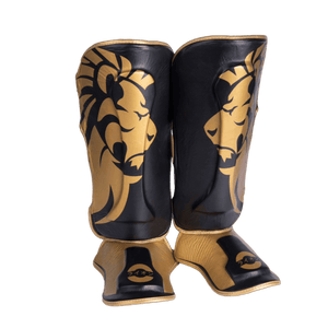 SHIN GUARD-BLACK/GOLD - RAION