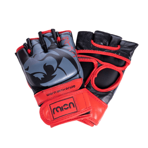 MMA GLOVES BLACK/RED - RAION