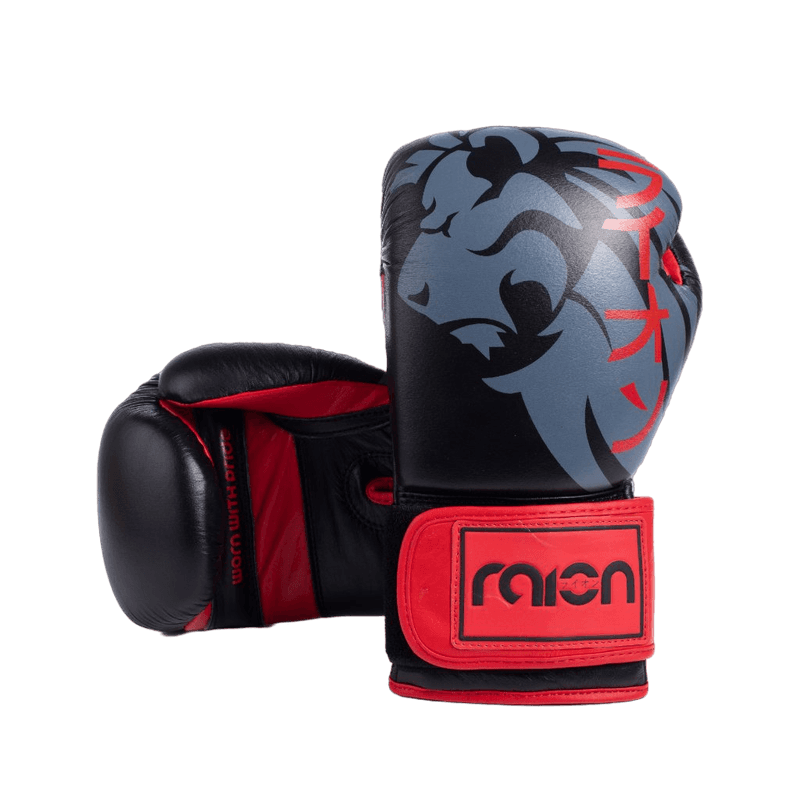 BOXING GLOVES-BLACK/RED | RAION BOXING GLOVES BLACK AND RED | RAION LO